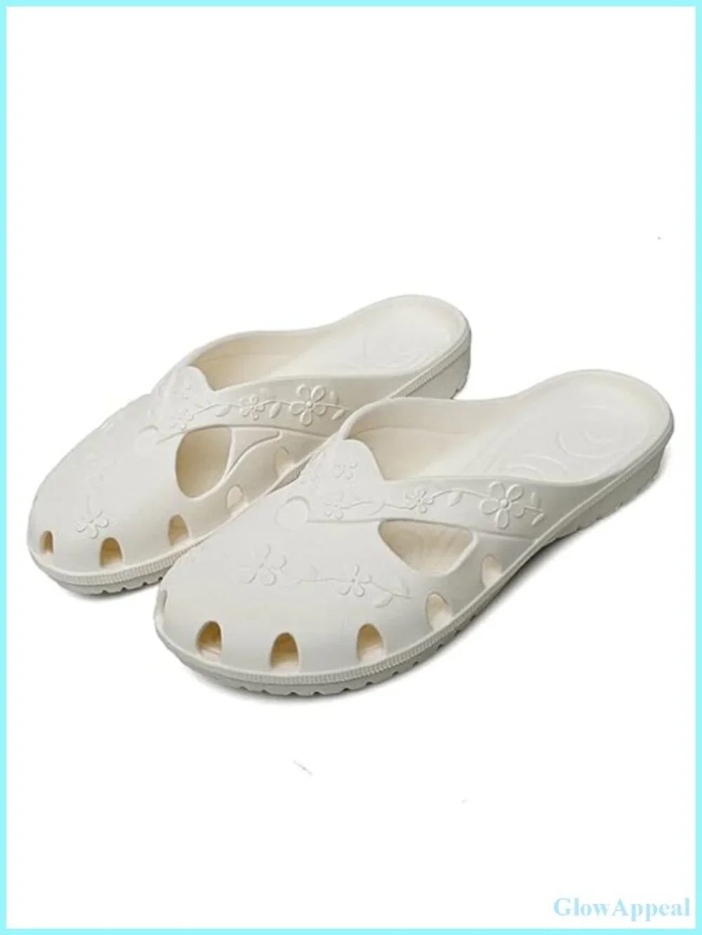 Women's Flat Sandals Slip On Water Sandals Casual Floral Mules Lightweight